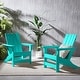 preview thumbnail 12 of 38, Encino Outdoor Adirondack Chairs (Set of 2) by Christopher Knight Home