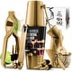 preview thumbnail 20 of 48, JoyTable Bartender Kit - Cocktail Set Kit - Bartender Drink Mixer Shaker Bar Tool Set 16 Piece Set - Gold