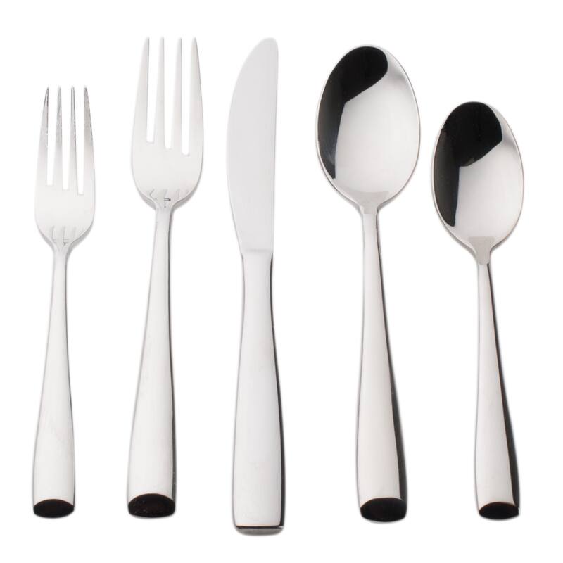 Red Vanilla Angle 20-piece Flatware Set