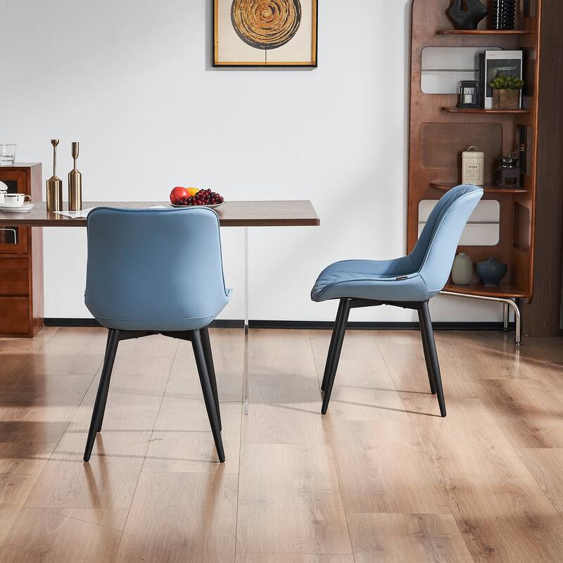 Modern Dining Chairs Set of 2 Upholstered Dining Room Chairs
