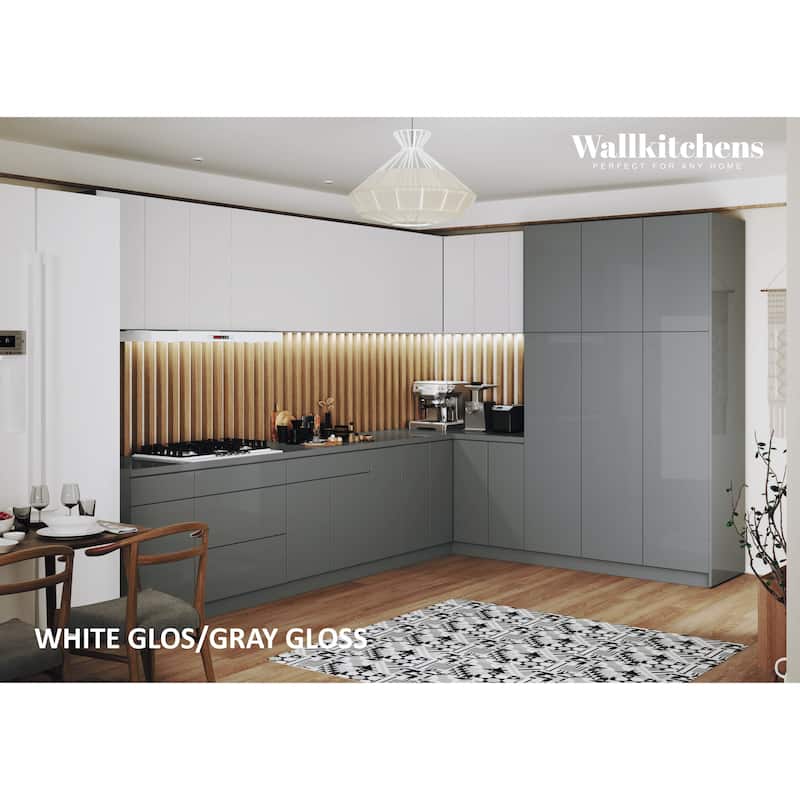 Kitchen Timeless Collection Gray Color Base Size 12Ft Wide - 144x102