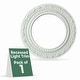 preview thumbnail 3 of 13, White Recessed Lighting Trim 10" Polyurethane Decorative Ceiling Medallion Renovators Supply