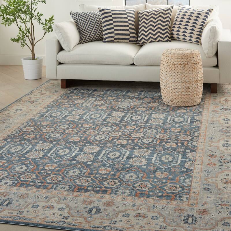 Malta Vintage Bordered Area Rug