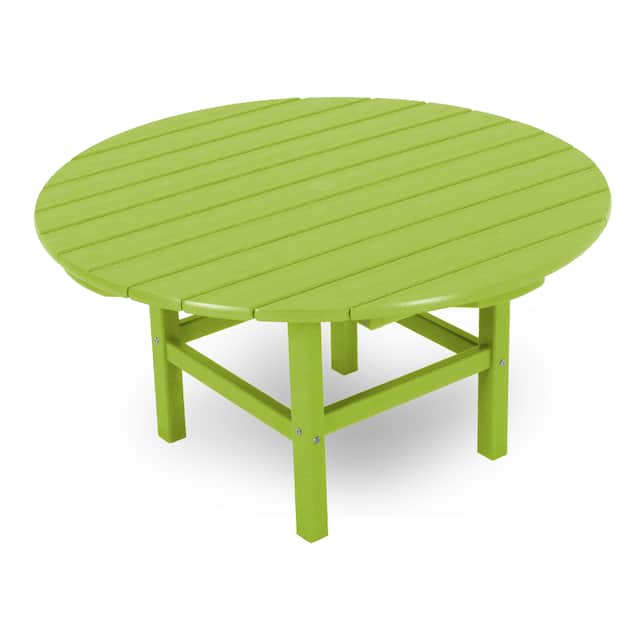 POLYWOOD Round 38" Conversation Table - Lime