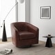 preview thumbnail 35 of 143, Modern 360°Swivel Accent Chairs Barrel Armchairs