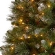 preview thumbnail 13 of 16, 9-ft Spruce Pre-Lit or Unlit Artificial Christmas Tree with Glitter Branches, Red Berries & Pinecones by Christopher Knight Home