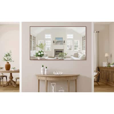 60*36" Oversized Modern Rectangle Bathroom Mirror with Frame Decorative Large Wall Mirrors for Bathroom Living Room Bedroom