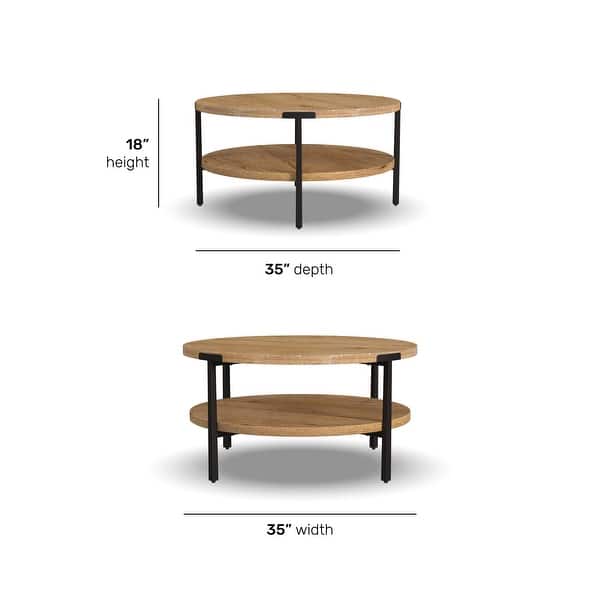 Millwork Round Coffee Table - Bed Bath & Beyond - 40470354