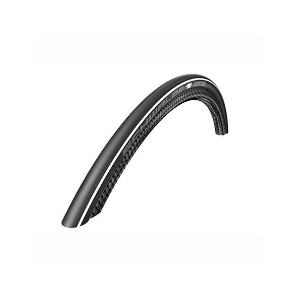 Tire700 x 23 fldg vg blk w/white stripes schwalbe one