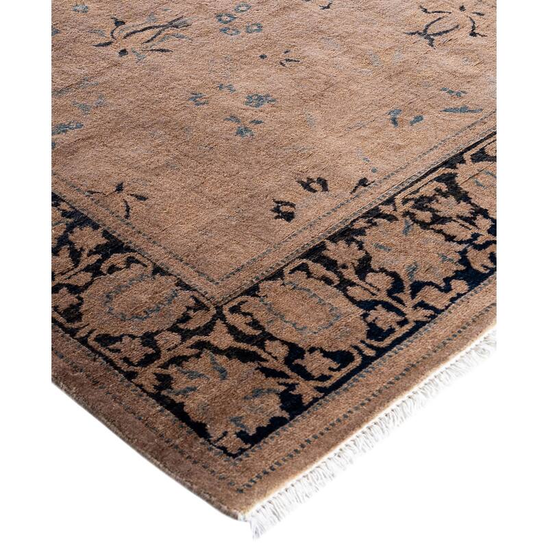 Overdyed One-of-a-Kind Hand-Knotted Area Rug - Brown - 3' 1" x 5' 1"