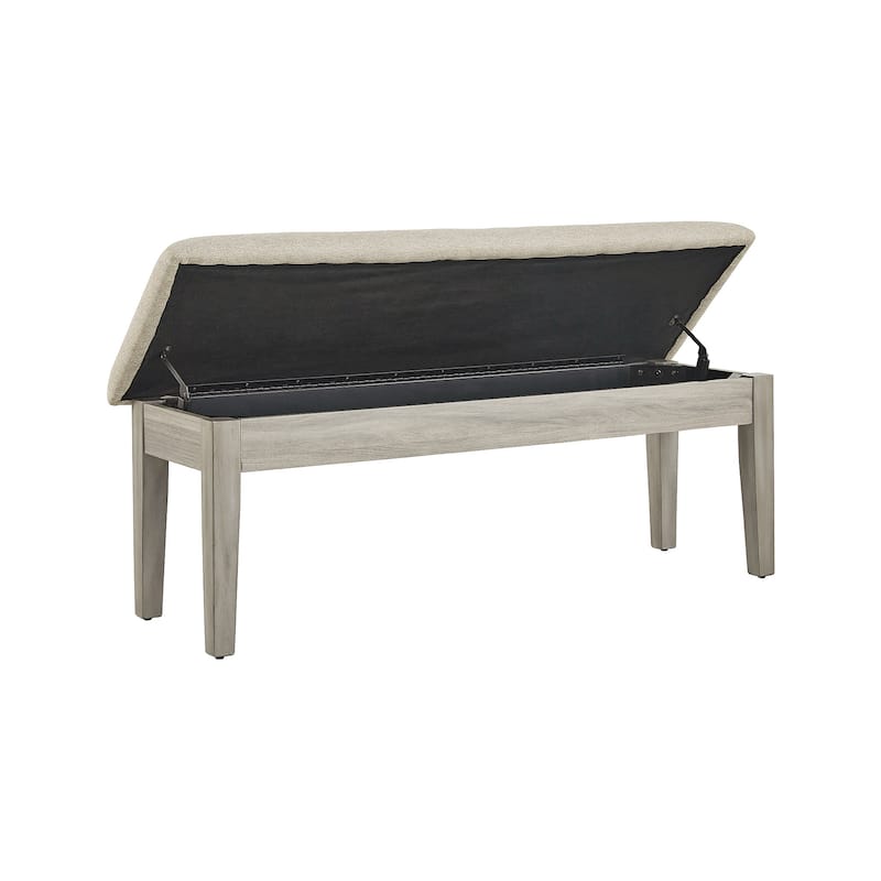 Parellen Upholstered Storage Bench - 48"W x 15"D x 19"H
