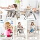preview thumbnail 15 of 17, Gymax Baby High Chair Folding Baby Dining Chair w/ Adjustable Height &