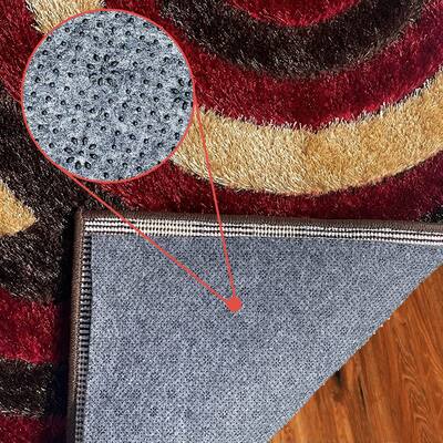 1/3" Thick Non-slip Premium Grip Reduce Noise Carpet Area Rug Pad - Grey