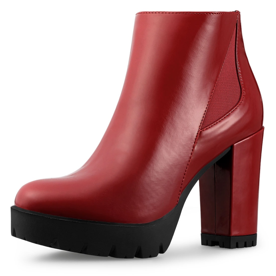 ankle boots heel platform