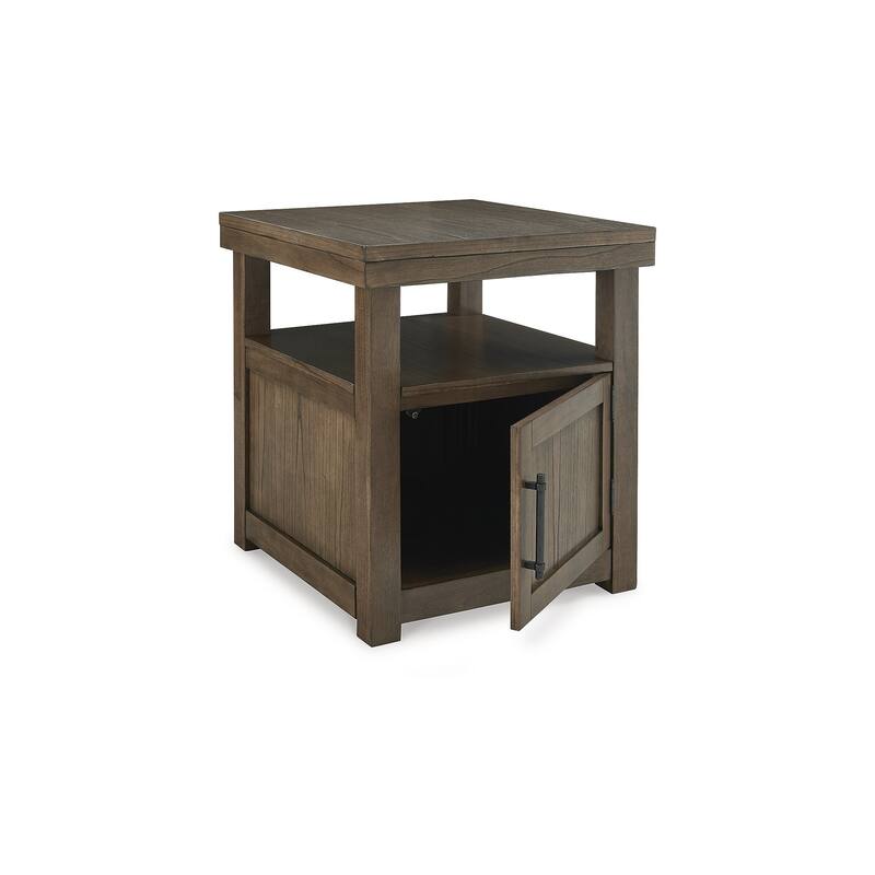 Signature Design by Ashley Boardernest Brown End Table - 24"W x 26"D x 26.63"H