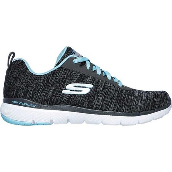 black and blue skechers