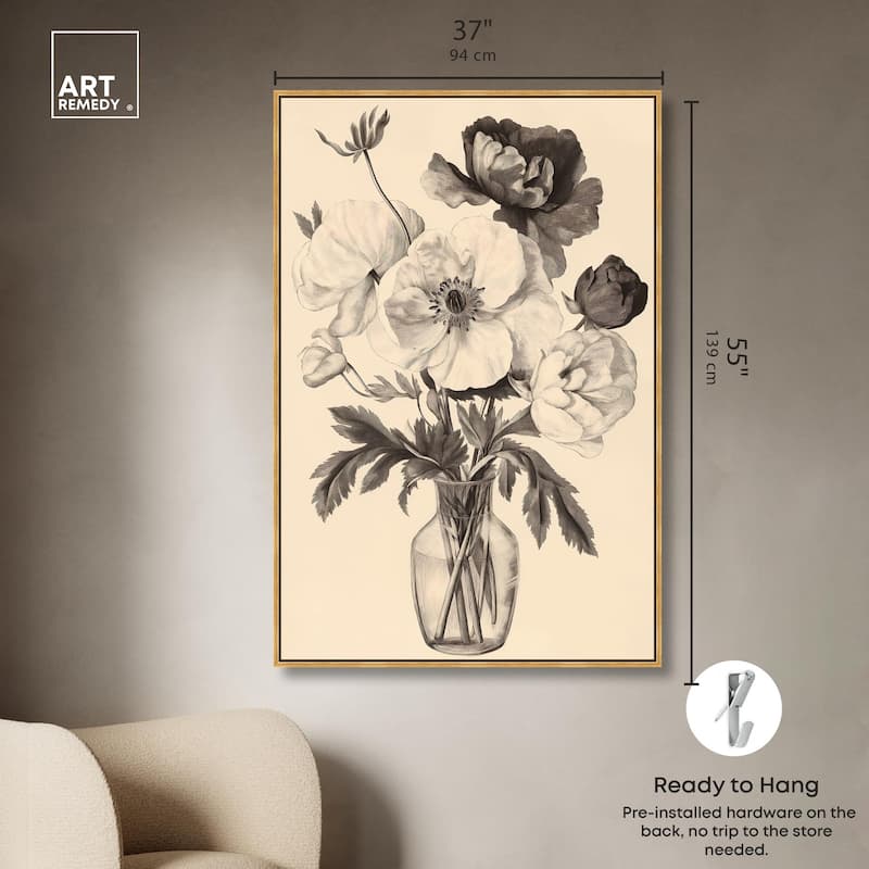 Herbarium's Hush I Canvas by Art Remedy