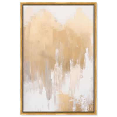 Soft Grey Glam Gold II Canvas by Art Remedy