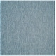preview thumbnail 49 of 191, SAFAVIEH Courtyard Carolann Indoor/ Outdoor Waterproof Patio Backyard Rug 10' Square - Navy/Grey