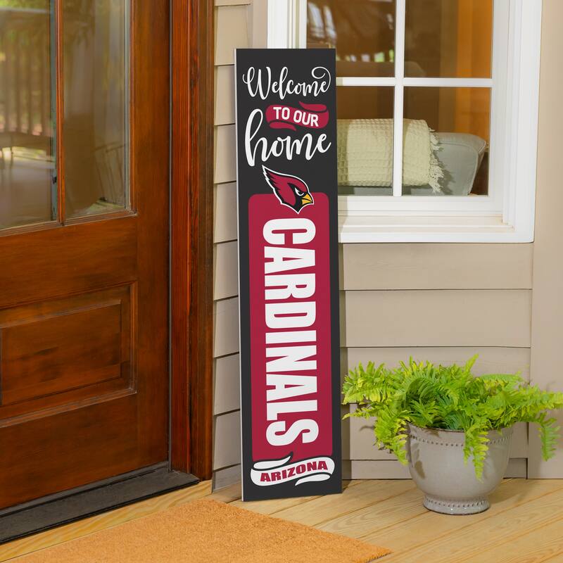 47" Double Sided Seasonal Porch Leaner, Arizona Cardinals - 47" x 11.25"
