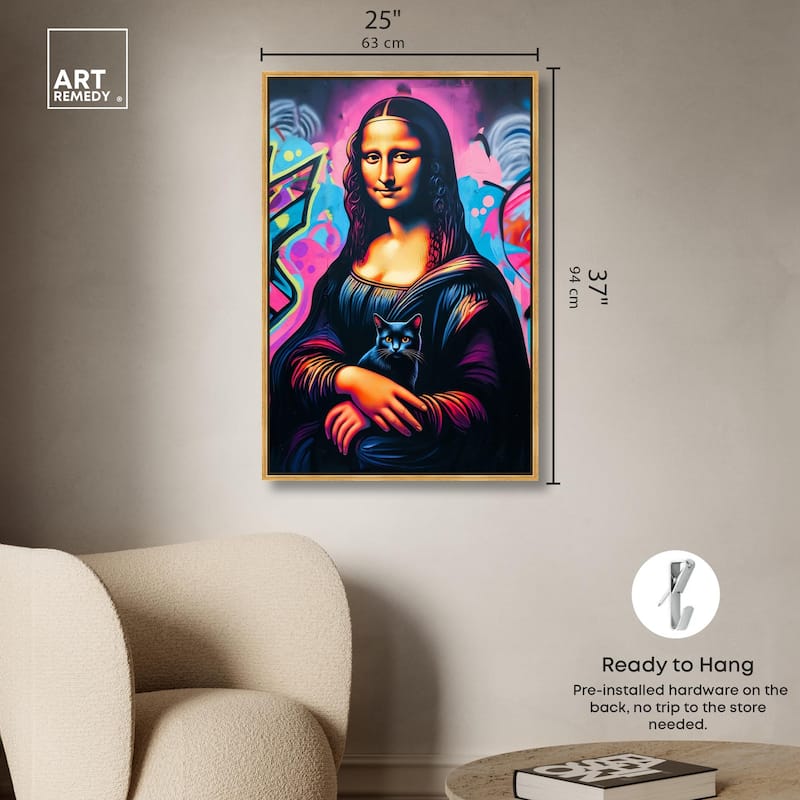 Lisa's Little Secret II Canvas by Art Remedy