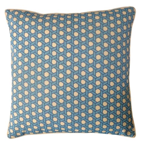 Jiti Blue Lanyard Sunbrella Outdoor Pillow - 20 x 20 - 20 x 20
