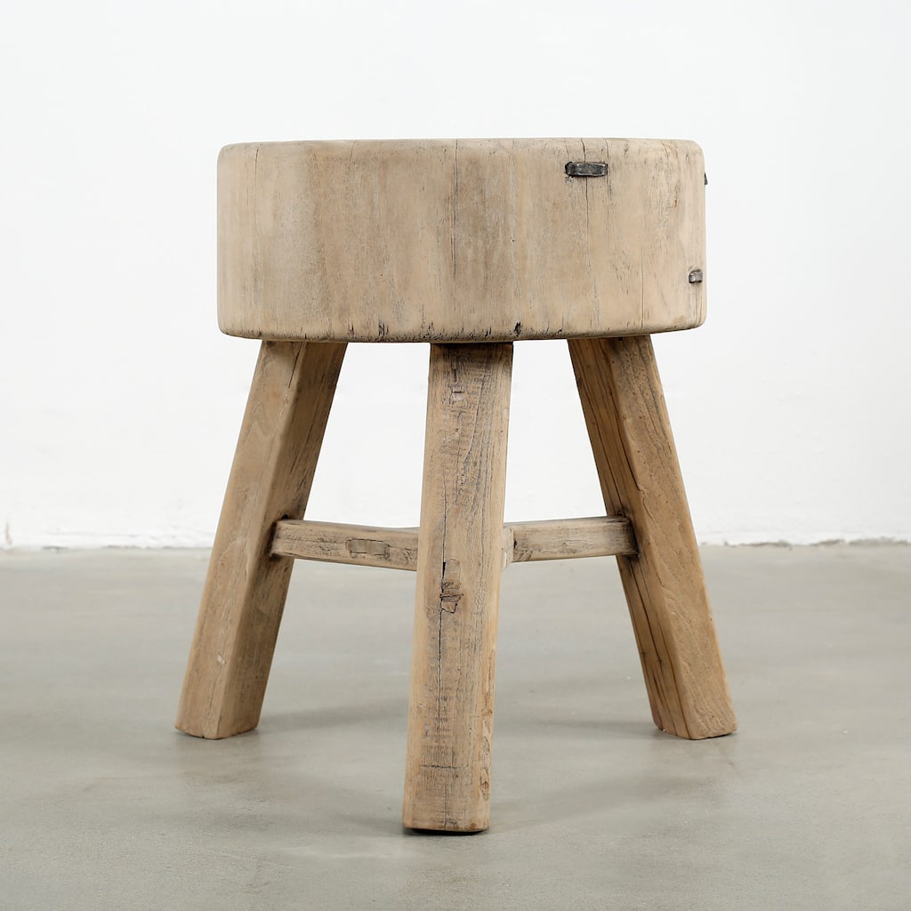 Artissance Live Edge Three Legs Round Table Approx.12-16"D 20"H
