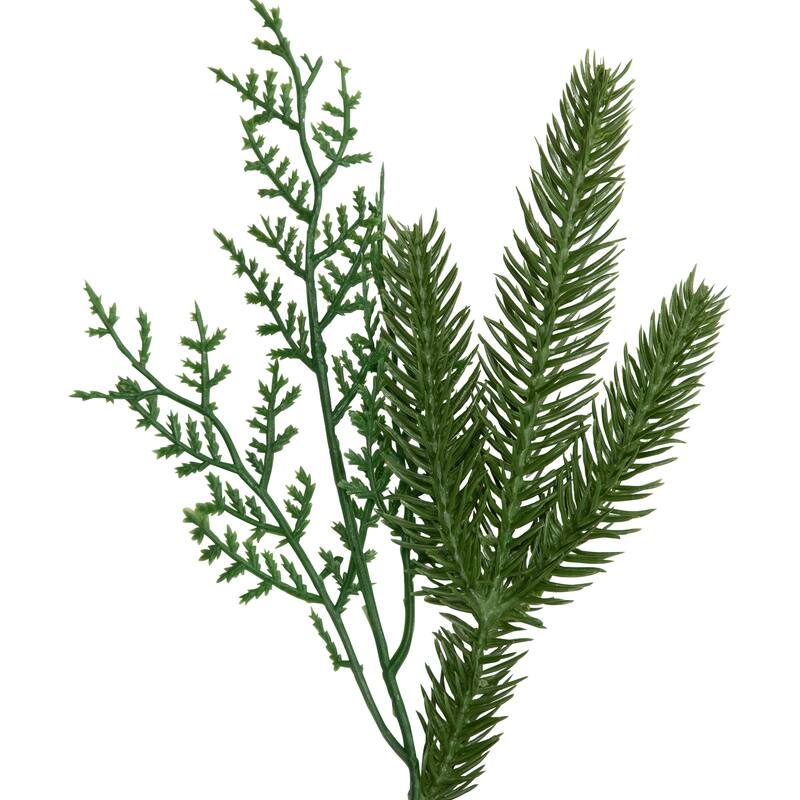 Real Touch™️ Wind River Fir with Glittered Pinecones Artificial Christmas Garland - 7' x 12" - Unlit