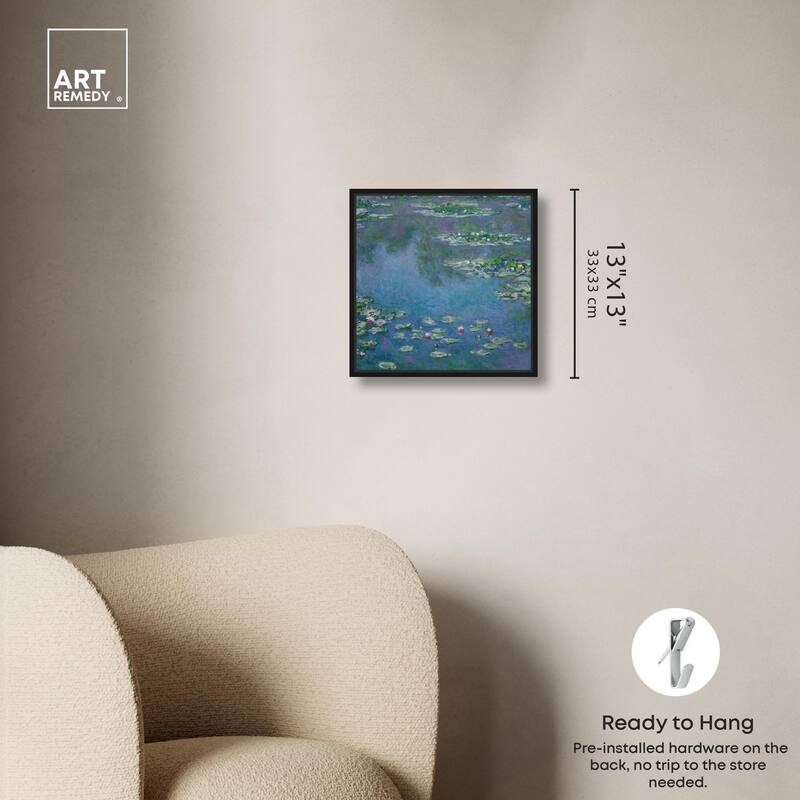 Monet Water Lilies Canvas by Art Remedy