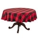 preview thumbnail 11 of 16, Cotton Tablecloth With Buffalo Plaid Design