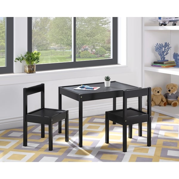 slide 2 of 16, Olive & Opie Della 3-Piece Solid Wood Kids Table & Chair Set