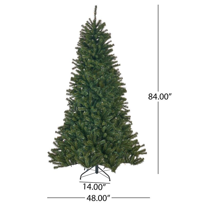 7' Noble Hinged Tree With 500 Multilights-Ul,Dia:48