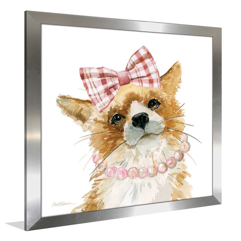 "Glamour Girls Fox" by Carol Robinson Print on Acrylic.