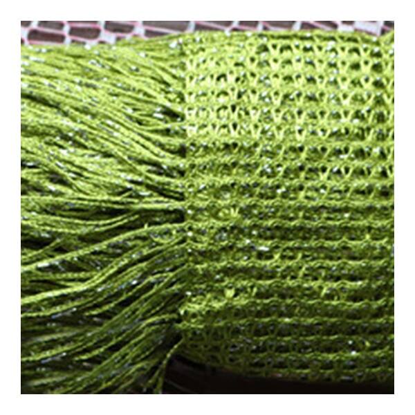 Shop Dense Flat Silver Silk String Door Curtain Green On Sale