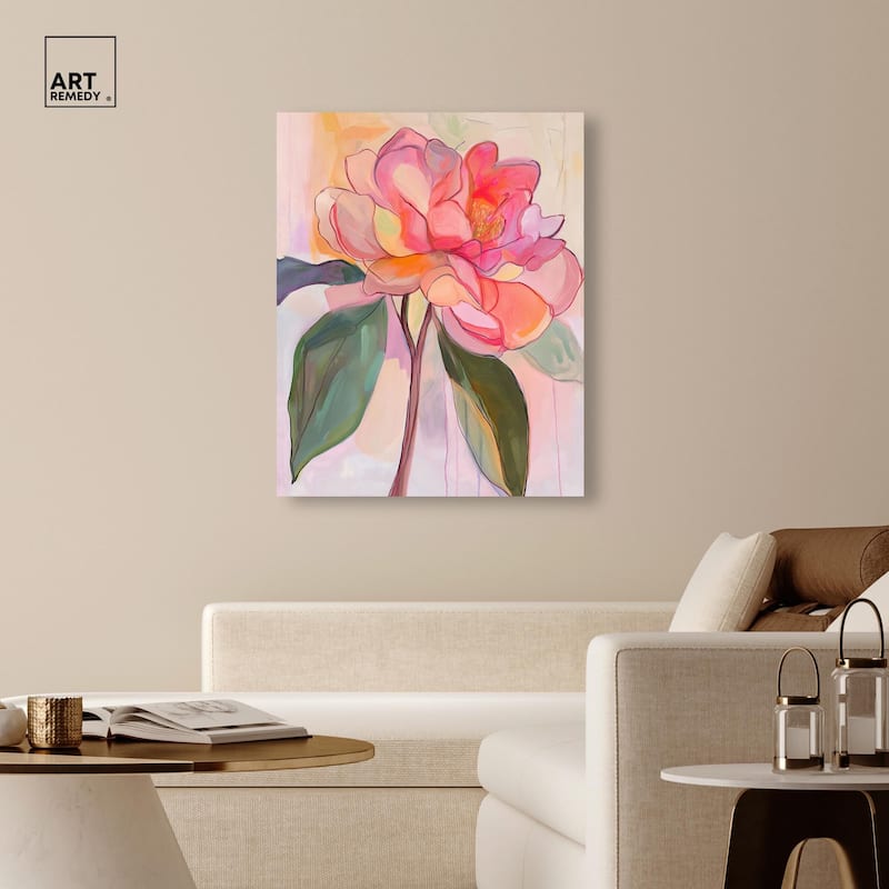 Softly Unfurling I Canvas by Art Remedy, Gallery Wrapped