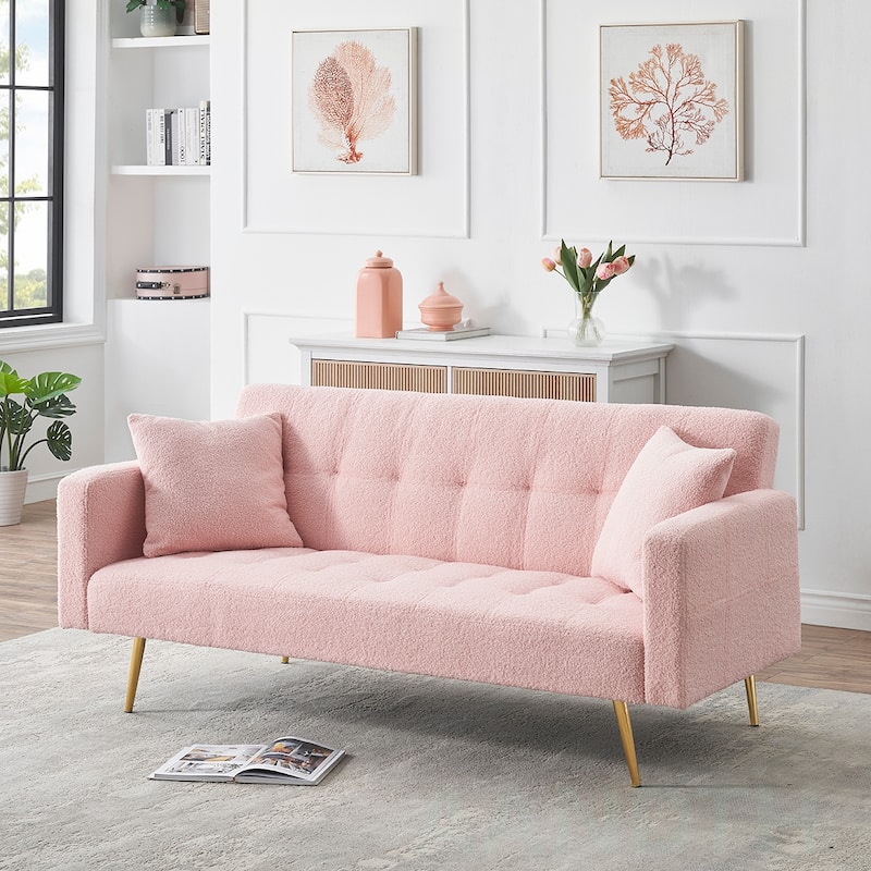 Teddy Sofa Bed With Two Pillows