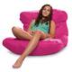 Bean Bag Chair for Kids, Teens and Adults, Comfy Chairs for your Room - Laguna Lounger - Pink