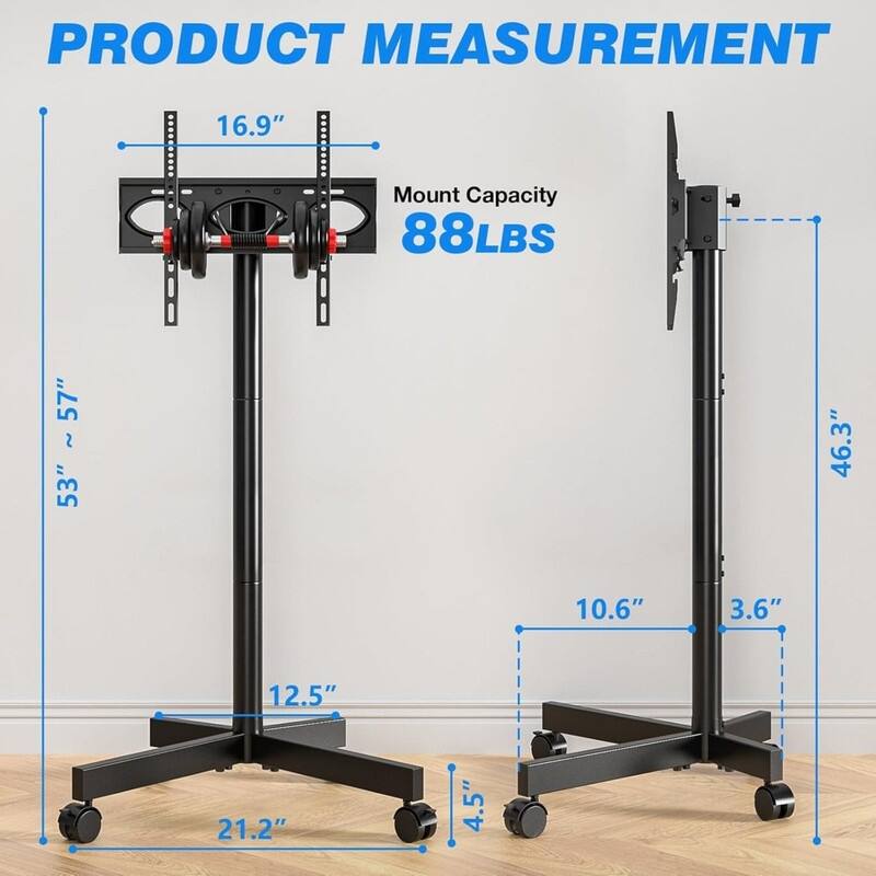 Rolling TV Stand