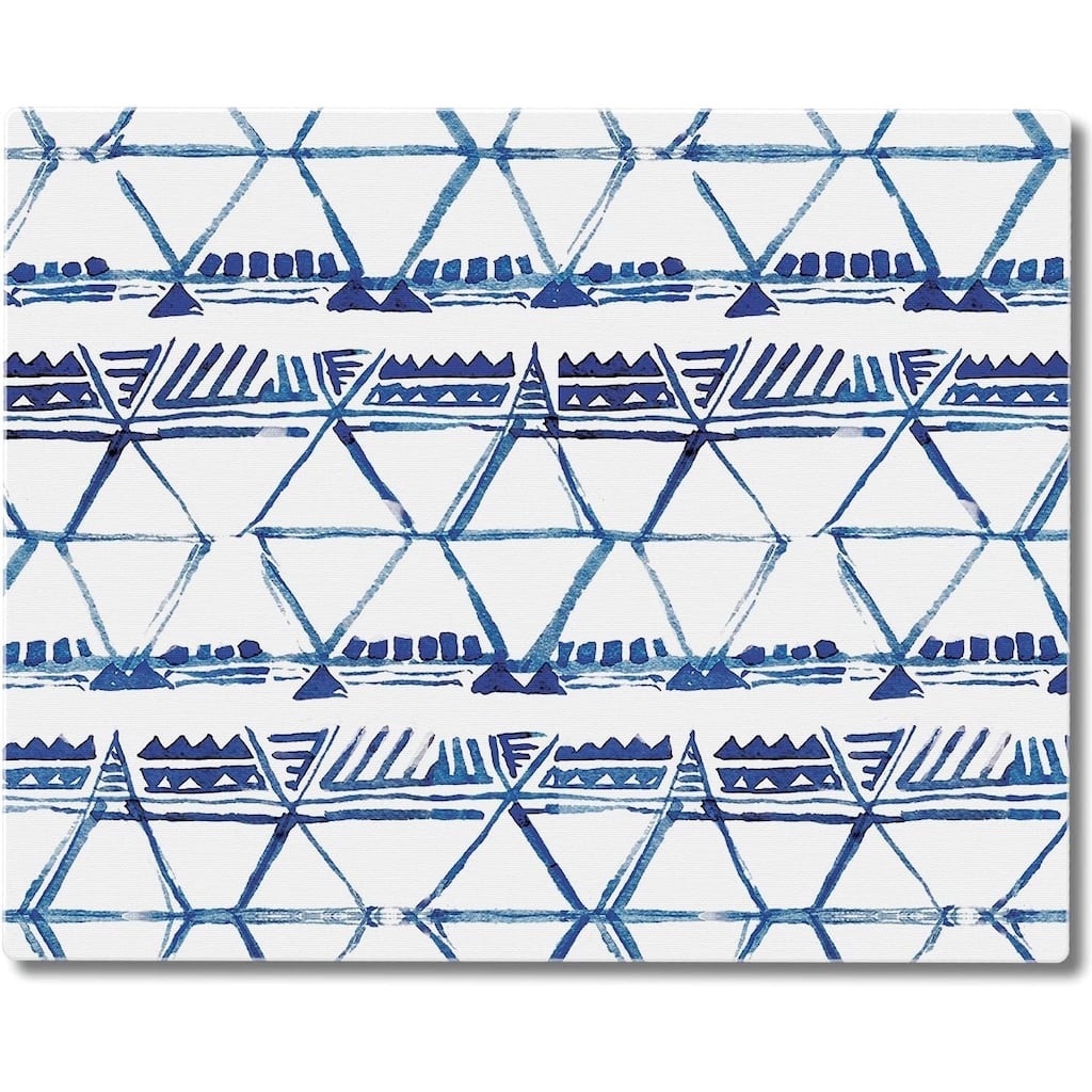 Open Triangles 3mm Heat Tolerant Tempered Glass Cutting Board 15” x 12” Manufactured in the USA Dishwasher Safe