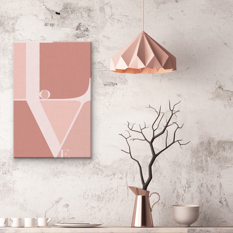 Love by TypeLike Canvas Art Print