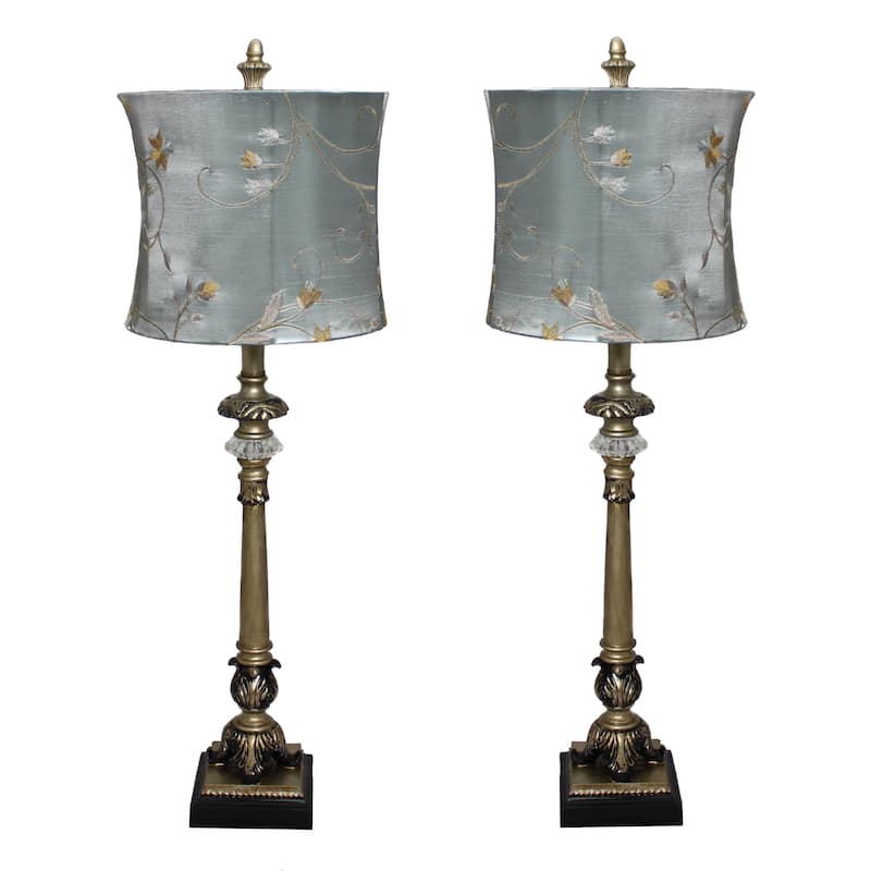 Contemporary Parisian Buffet Table Lamp (Set of 2)