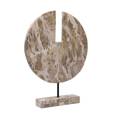 Cavan Sculpture Marble, Natural with Brown Tones