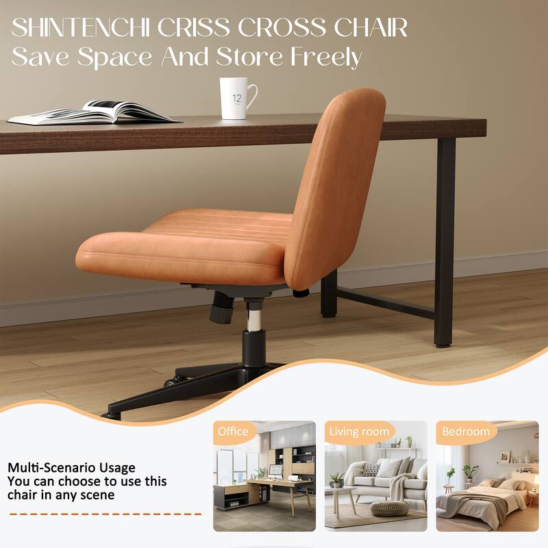 Swivel Lounge Office Chair with Adjustable Height & Tilt – Multi-Scene Ergonomic Chair (Multiple Colors)