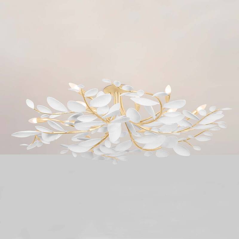 Hudson Valley Lighting 2248 Marabec 12 Light 48" Wide Semi-flush