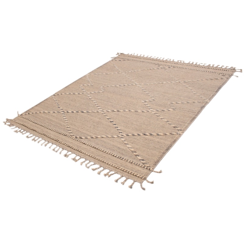ECARPETGALLERY Hand-knotted Tangier Light Grey Wool Rug - 8'3 x 10'1