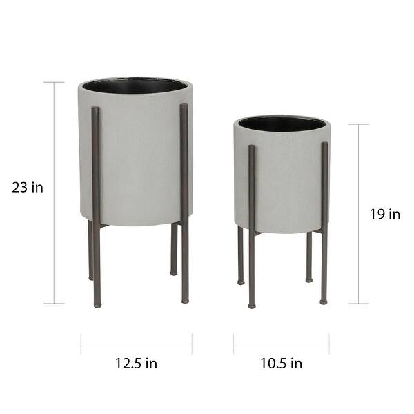 Tania Mid Century Planters (Set of 2) Tania Mid Century Planters (Set of 2)