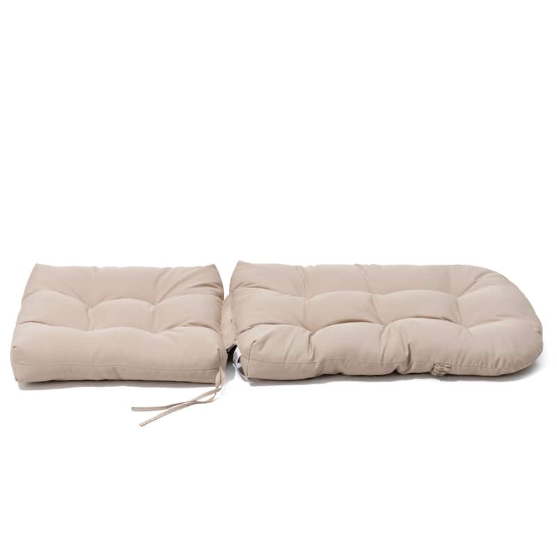Outdoor Patio Adirondack Rocking Chair Cushions Thickened Chair Pad with Sunbrella