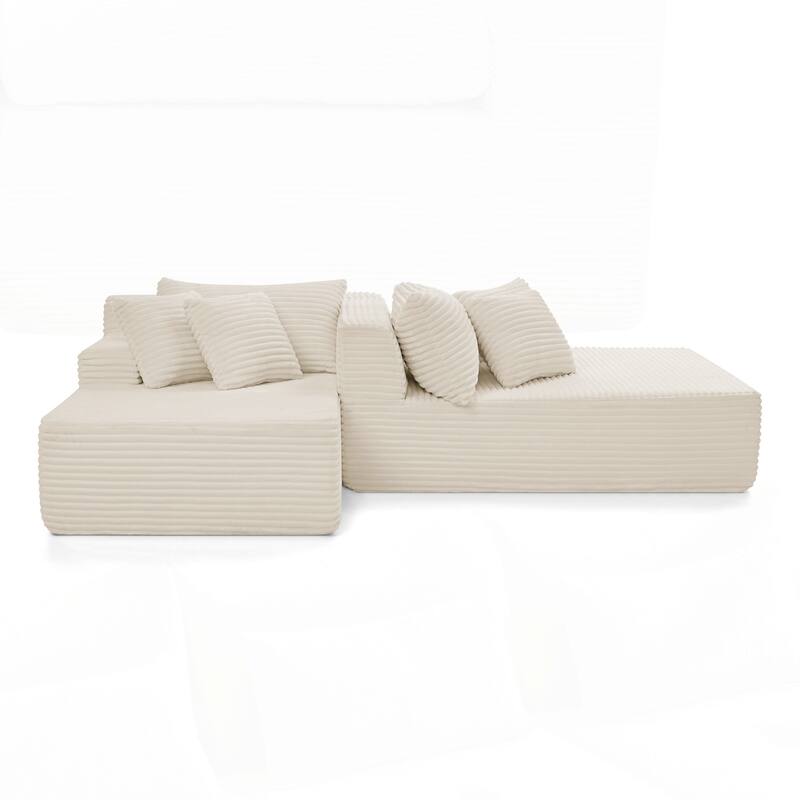 Two-seater Lazy Sofa Lounge Chair,Compressed Sofa No Assembly Required