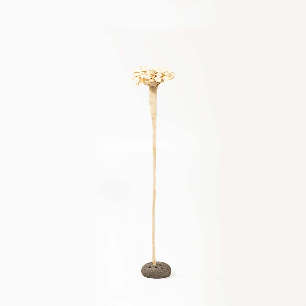 Mum Flower Tabletop Decoration - 25" - Cream