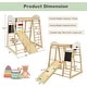 preview thumbnail 4 of 5, Indoor Playground Climbing Gym Kids Wooden 8 in 1 Climber Playset